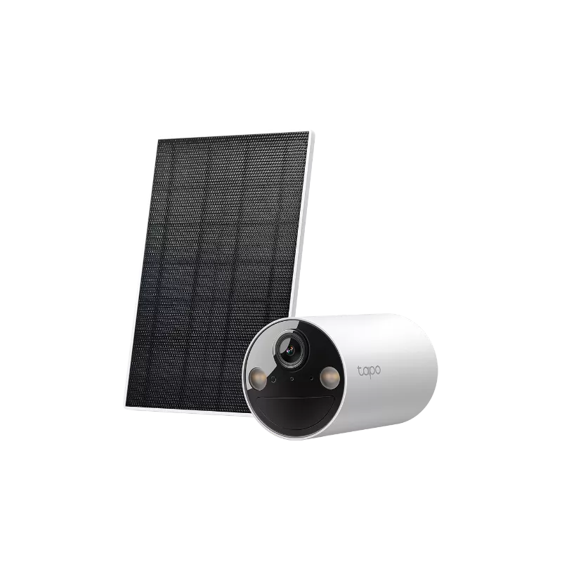 Caméra de sécurité Tapo WIFI intelligente sans fil 2K 3MP sur batterie + panneau solaire stockage 512Go 2.4GHz IP65 Vision…