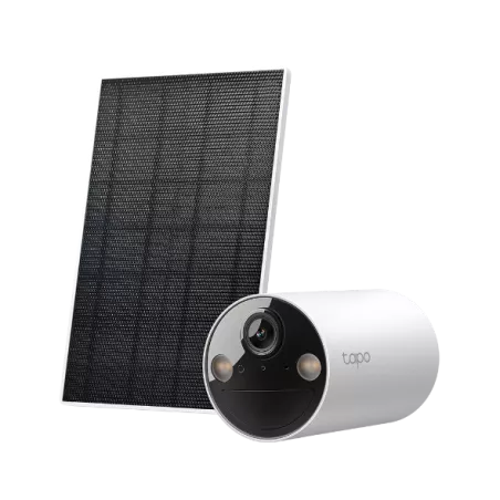 Caméra de sécurité Tapo WIFI intelligente sans fil 2K 3MP sur batterie + panneau solaire stockage 512Go 2.4GHz IP65 Vision…