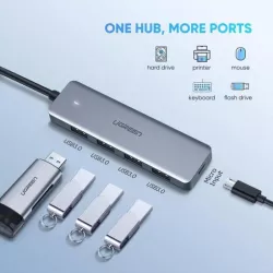 UGREEN Hub 4-Port USB3.0 avec Port Alimentation