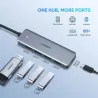 UGREEN Hub 4-Port USB3.0 avec Port Alimentation