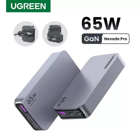 UGREEN Chargeur Secteur 65W Ultra Plat Voyage *25356