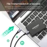 UGREEN Câble Renforcé 2M USB-C USB-C Noir PD 100W *70429