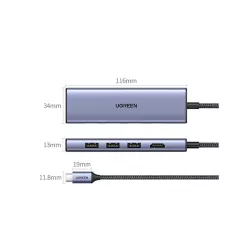 UGREEN Hub 6 en 1*20956A