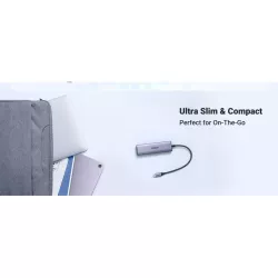 UGREEN Hub 5 en 1 3xUSB3.2/USB-C/HDMI 4K *15596