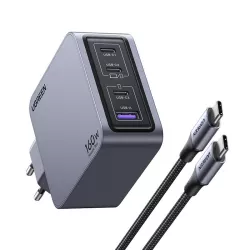 UGREEN Chargeur Sect 160W 4 Ports +Câble USB-C USB-C 240W *25877