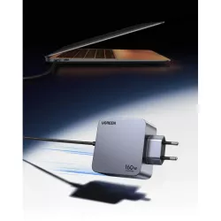 UGREEN Chargeur Sect 160W 4 Ports +Câble USB-C USB-C 240W *25877