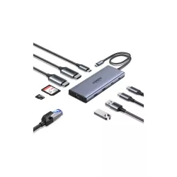 UGREEN Hub 10 en 1 3xUSB3.2/USB-C/HDMI 4K *15596