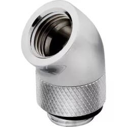 CORSAIR Hydro X Series XF Embout 45° rotatif - Chrome (x 2)