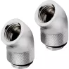 CORSAIR Hydro X Series XF Embout 45° rotatif - Chrome (x 2)