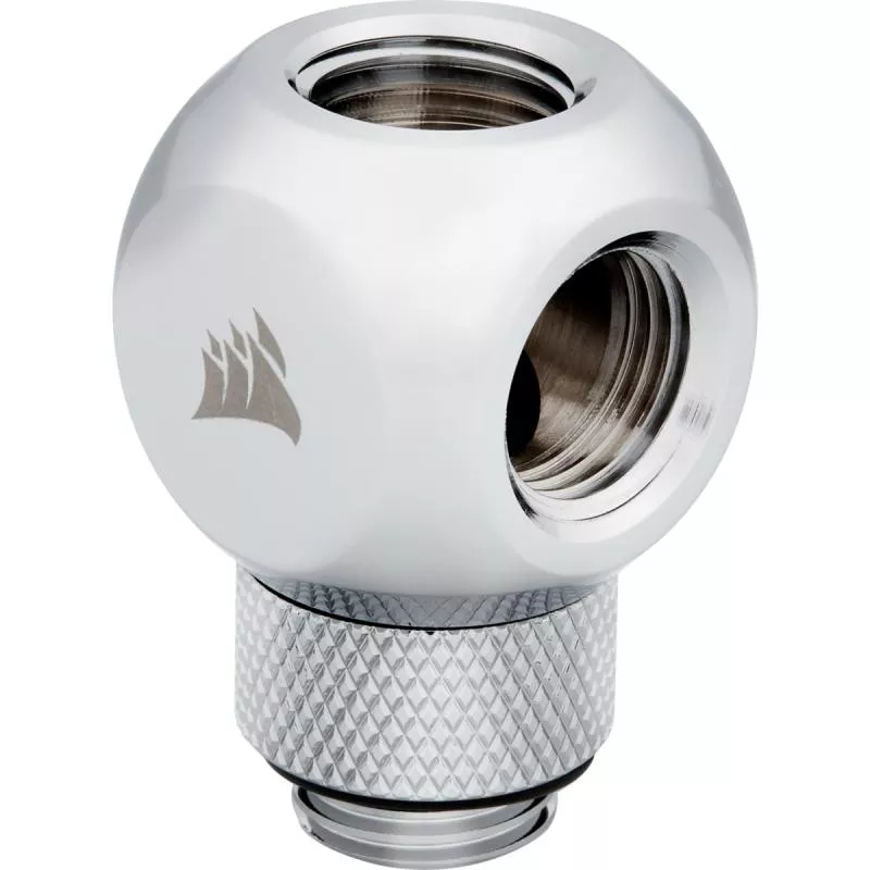CORSAIR Hydro X Series XF Embout Splitter Y rotatif - Chrome
