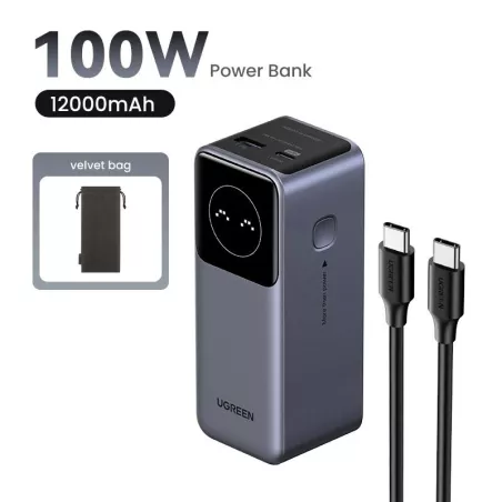 UGREEN Batterie d'Urgence Tour 12000mAh 100W *35526B