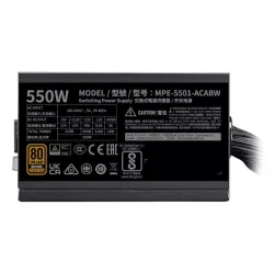 COOLER MASTER MWE 550W V3 ATX 3.1 - 80+ BRONZE - 550 WATTS