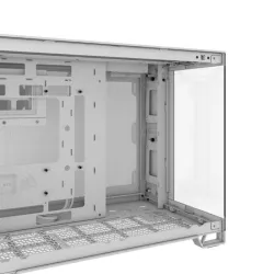 CORSAIR 2500X Micro ATX Dual Chamber PC Case - White