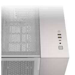 CORSAIR 2500X mATX PC Case, Black/Obsidian Aluminum