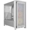CORSAIR FRAME 4000D RS ARGB MT Blanc
