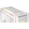 CORSAIR 5000T LX RGB Tempered Glass MT Blanc