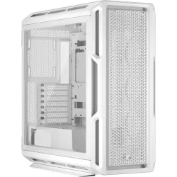 CORSAIR 5000T Tempered Glass MT Blanc