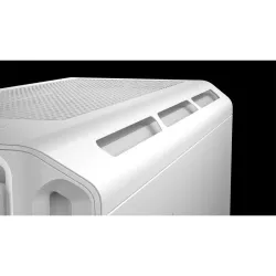 CORSAIR 5000T Tempered Glass MT Blanc