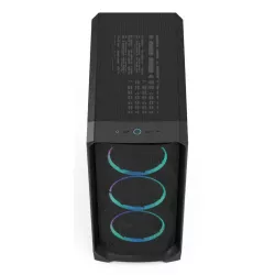 FRACTAL Meshify 3 Black RGB TG Light Tin