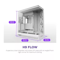 NZXT H9 Flow White