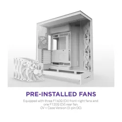 NZXT H9 Flow White