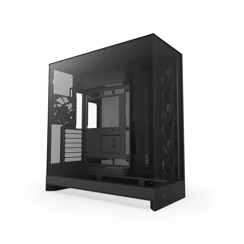 NZXT H9 Flow (2025) Dual-Chamber Mid-Tower Case - All Black