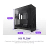 NZXT H9 Flow (2025) Dual-Chamber Mid-Tower Case - All Black