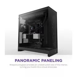 NZXT H9 Flow (2025) Dual-Chamber Mid-Tower Case - All Black