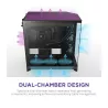 NZXT H9 Flow (2025) Dual-Chamber Mid-Tower Case - All Black