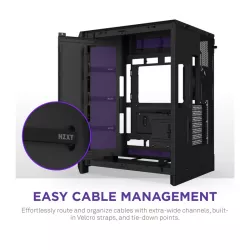 NZXT H9 Flow (2025) Dual-Chamber Mid-Tower Case - All Black