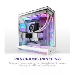 NZXT H9 Flow RGB - All White