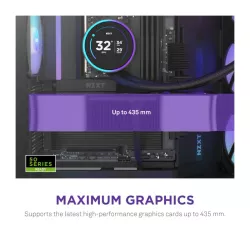 NZXT H9 Flow RGB (CM-H92FB-R1) Dual-Chamber Mid-Tower Case w/ RGB Fans -