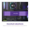 NZXT H9 Flow RGB (CM-H92FB-R1) Dual-Chamber Mid-Tower Case w/ RGB Fans -