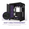 NZXT H9 Flow RGB (CM-H92FB-R1) Dual-Chamber Mid-Tower Case w/ RGB Fans -