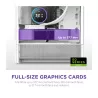 NZXT H3 Flow (2025) micro-ATX Mid-tower Case - All White Color