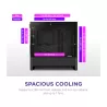 NZXT H3 Flow micro-ATX Mid-tower Case - All Black Color