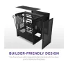 NZXT H3 Flow micro-ATX Mid-tower Case - All Black Color