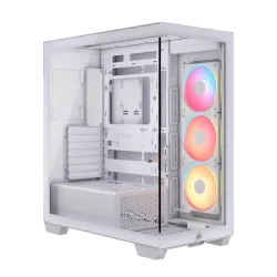 CORSAIR 3500X LX-R RGB Tempered Glass Mid-Tower PC Case, White