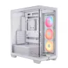 CORSAIR 3500X LX-R RGB Tempered Glass Mid-Tower PC Case, White