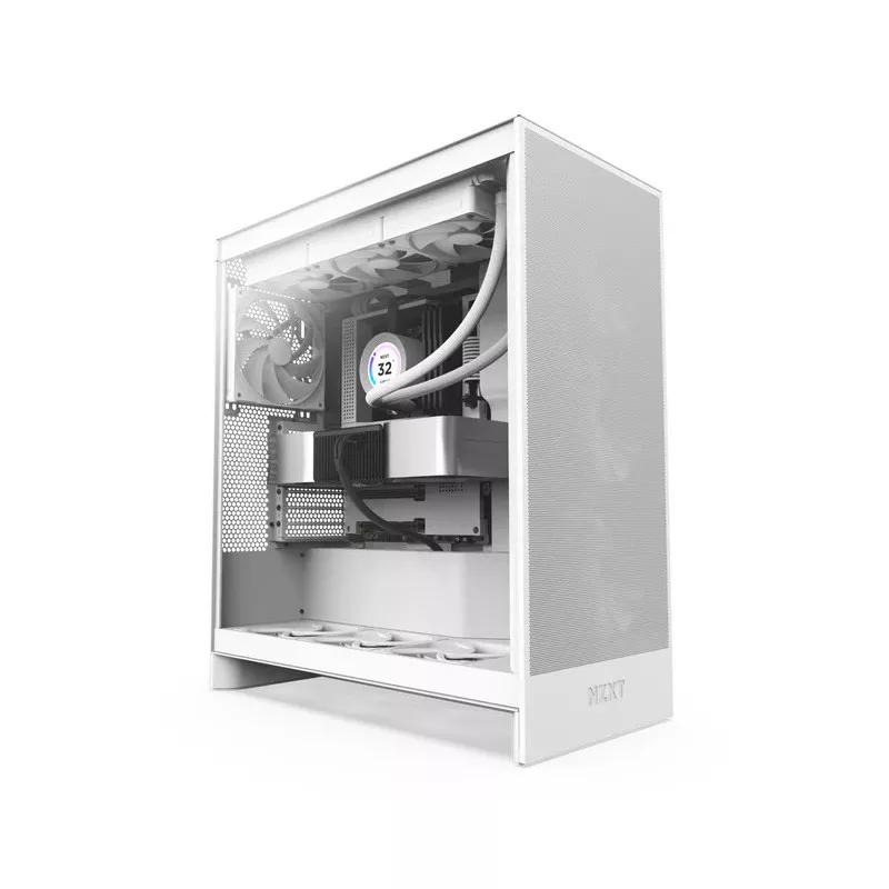 NZXT H7 Flow All white abimé