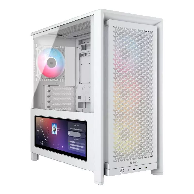 CORSAIR FRAME 4000D LCD RS ARGB, White
