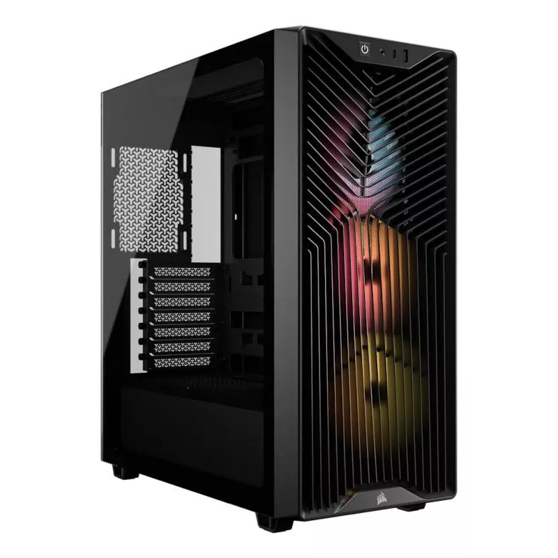 CORSAIR CORSAIR 3200D RS ARGB Mid-Tower PC Case, Black