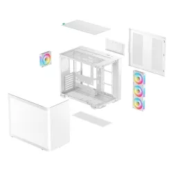DEEPCOOL CG530U 4F WHITE CURVE