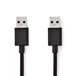 CABLE USB 3.2 A-Male B-Male 2m noir o