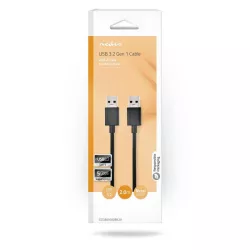 CABLE USB 3.2 A-Male B-Male 2m noir o