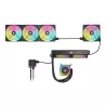 CORSAIR Kit d'extension ventilateur PWM 120 mm CORSAIR iCUE LINK QX120 RGB