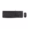 Logitech KIT MK120 fil Noir Retail