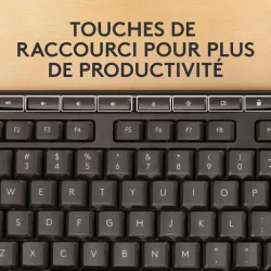 Logitech KIT MK370 For Business Noir