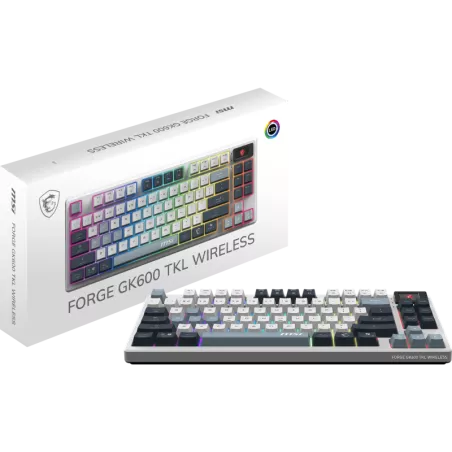 MSI FORGE GK600 TKL W SKY FR