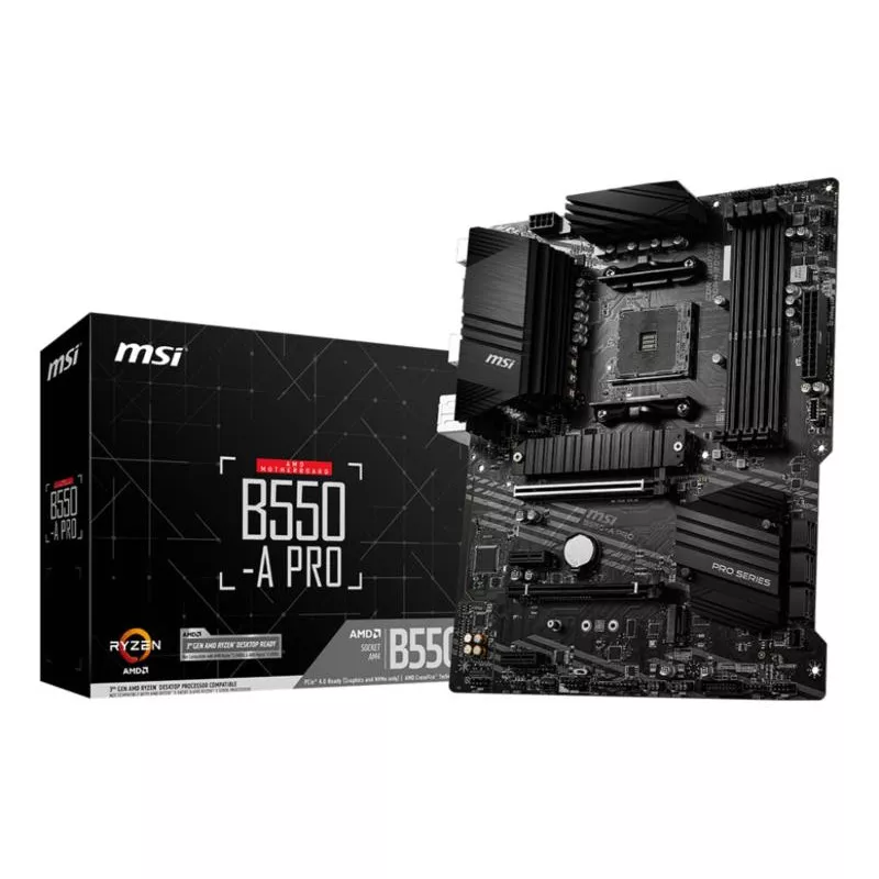MSI B550-A PRO carte mère AMD B550 Emplacement AM4 ATX | MonPC.Store
